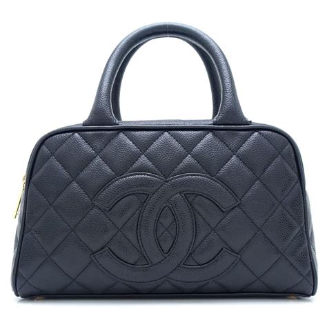 chanel caviar boston bag|CHANEL Caviar Skin Matelasse Leather Handbag Boston Bag .